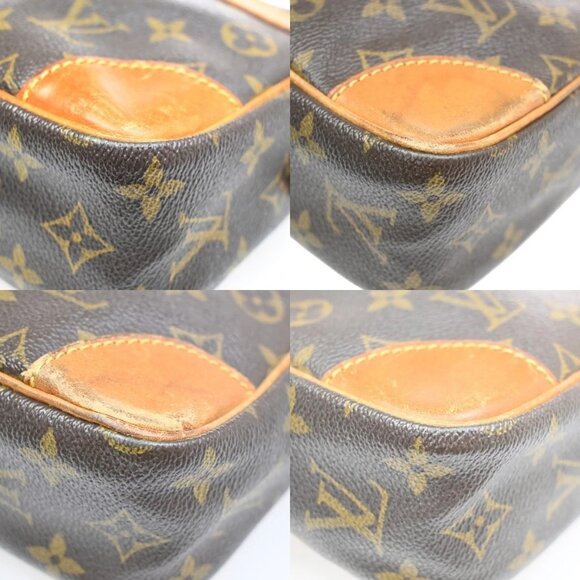 LOUIS VUITTON Compiegne 28 Clutch Bag Monogram Leather Brown GHW M51845 67FC090 - Picture 7 of 16